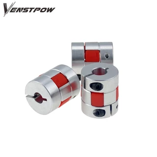 1 cái D25L30 XB Coupler nhôm Plum Khớp nối trục linh hoạt D25L30 8x10mm Đầu nối động cơ Bộ ghép nối linh hoạt 5/6/6.35/8/10/12mm