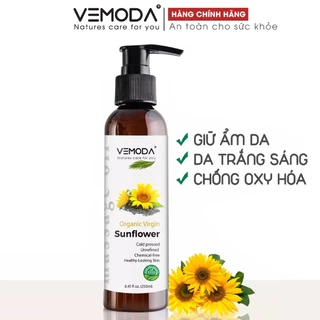 Dầu Hướng dương cao cấp Vemoda 250ml. Dầu nền Giúp mát-xa thư giãn cơ thể, chăm sóc da, dưỡng ẩm