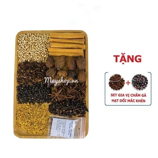 Set nguyên liệu gà ủ muối hoa tiêu (Tặng công thức + gia vị chấm hạt dổi, mắc khén)