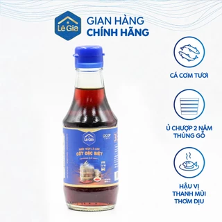 Nước mắm Lê Gia cốt đặc biệt chai thủy tinh 200ml