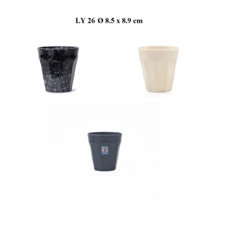 Bộ 2 Ly uống nước nhựa Melamine vân đá Size 8.5 x 8.9 cm