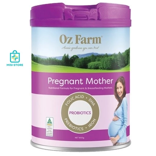(Date 2025) Sữa bầu Oz Farm Pregnant Mother, Úc, 800g