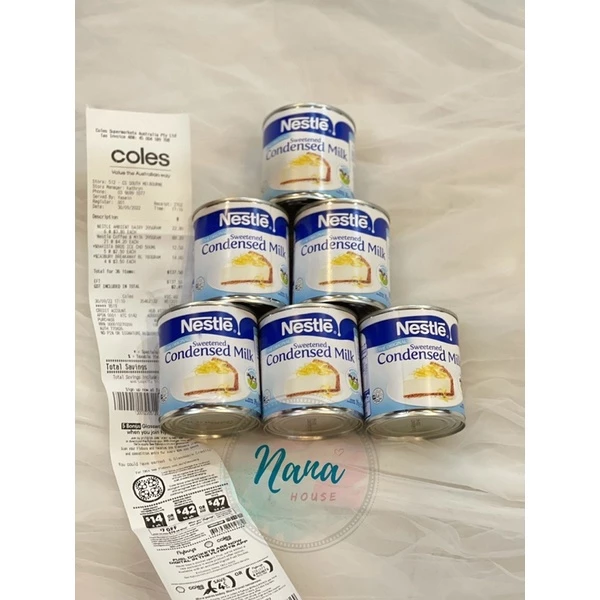 Sữa Đặc Nestle Úc Thơm Ngon Bổ Dưỡng 395gram (date 03/2025) - bill ✈️ từ Úc