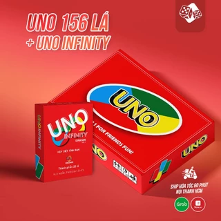 Combo UNO 156 lá đỏ + UNO Infinity 28 lá siêu hủy diệt