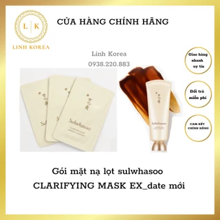 1 Gói mặt nạ lọt sulwhasoo CLARIFYING MASK EX