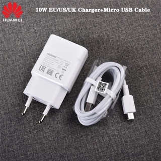 Bộ Sạc + Dây Cáp Micro USB Cho HUAWEI 5V 2A / US / UK / Nova 3i 2i Honor 8x 7c p6 p7 p8 mate 7 8 9 Lite y5 y6 y7 y9