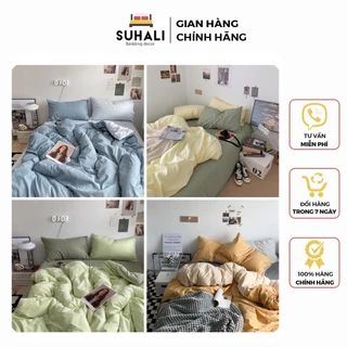 [Mã SKAMLSC183 giảm 10% đơn 100K] Bộ Vỏ Chăn Ga Gối Cotton TC Đủ Size Đủ Màu (Best Seller)