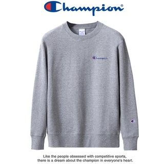 Áo Sweater Champion Cổ Tròn Dày Dặn In Nhãn Thời Trang Cho Nam Nữ