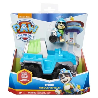 Đồ chơi Paw Patrol: xe cứu hộ Rex cơ bản của Spin Master