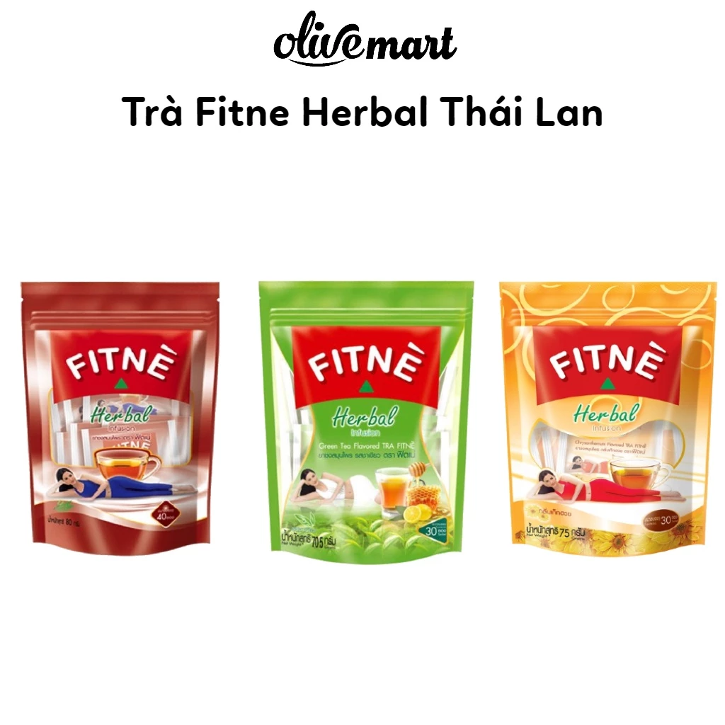 [40-30 gói] Trà Fitne Herbal Thải Độc Giảm Mỡ Thái Lan