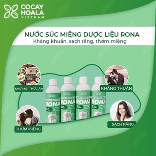 Nước súc miệng dược liệu Rona chai 150ml