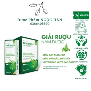 Viên Giải Rượu Nam Dược|Giảm Say Rượu Bia, Giảm Triệu Chứng, Giải Độc Và Tăng Cường Chức Năng Gan|Hộp 6 Viên| SP của ND