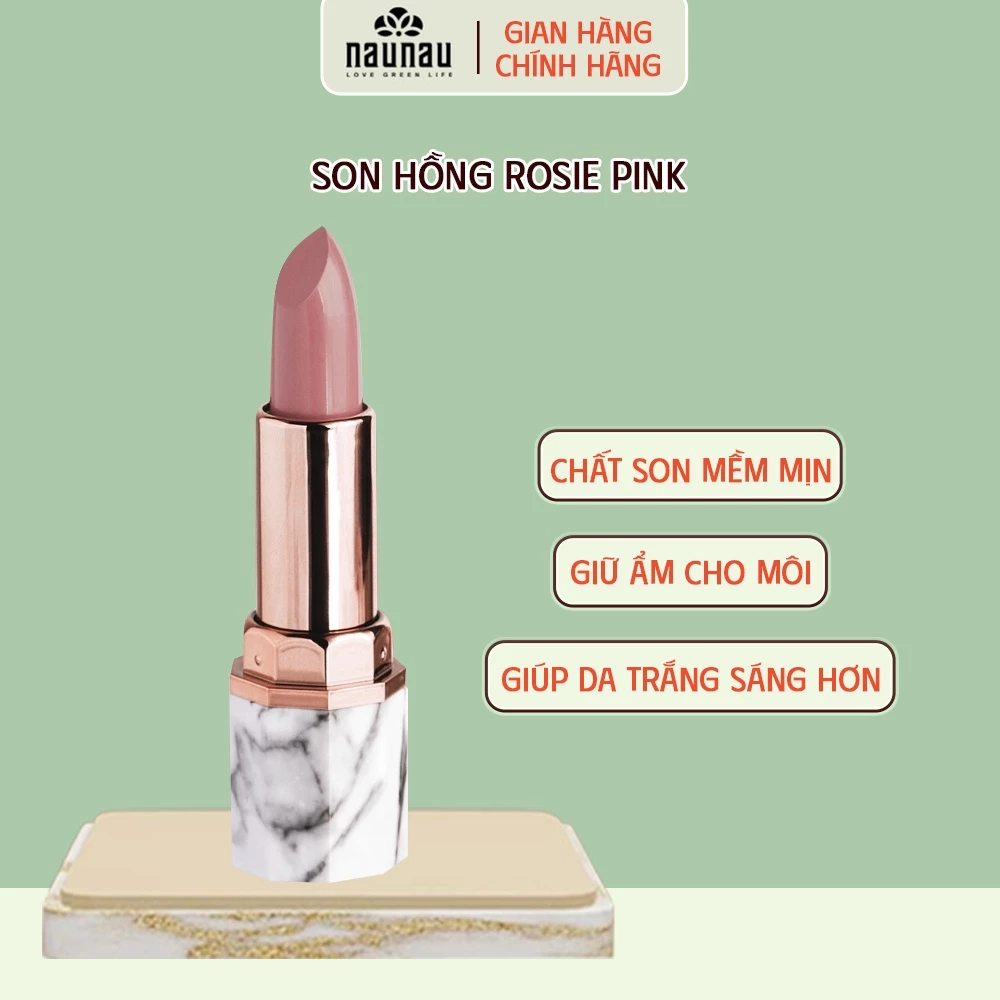 SON HỒNG ROSIE PINK NAUNAU