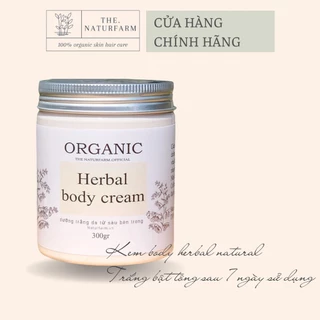Kem trắng da body Herbal Natural 300GR - Kem body Dưỡng trắng nhanh và lành tính