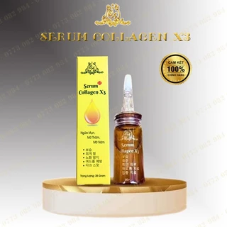 Serum Collagen X3 Đông Anh 20ml [Hàng Công Ty] Giúp Da Hết Thâm, Ngừa Mụn, Nám, Căng Bóng Da