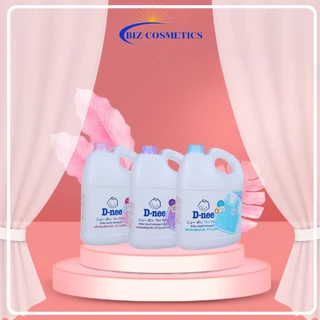 Nước giặt quần áo em bé Dnee 3000ml Xanh/Tím/Hồng/Trắng/Xanh lá