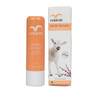 Son Dưỡng Môi Nhau Thai Cừu Chống Khô Và Nứt Nẻ Hương Mơ Rebirth 3.7g