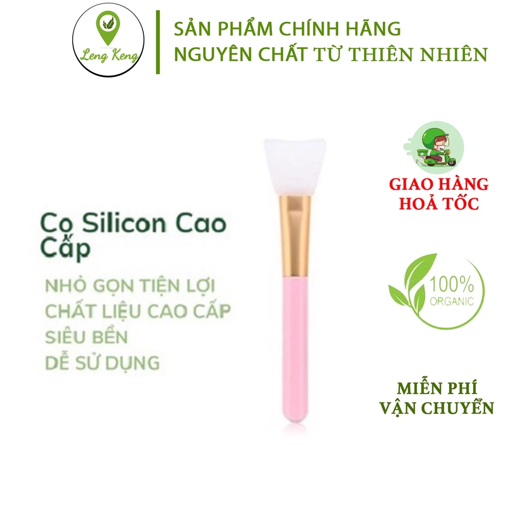 Cọ Quét Silicone Cao Cấp - Cọ Đắp Mặt Nạ -Que Trộn Kem - Chén Bát Trộn