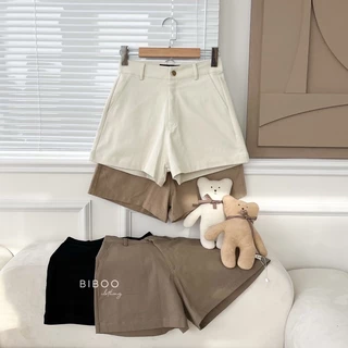 BIBOO - Quần short ngắn cơ bản chất liệu kaki dày dặn KAKI SHORTS