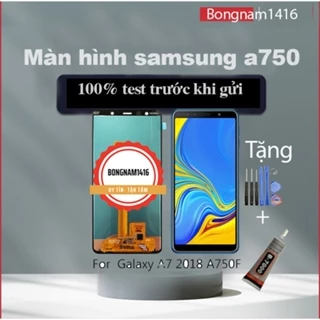 Màn hình samsung a750 a7 2018 tặng bộ sửa và keo dán b7000.