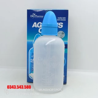 Chăm sóc mũi xoang AGSINUS CARE hộp 1 bình 180ml + 5 gói muối