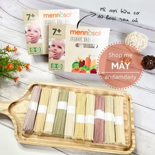 Mì sợi 10 loại rau củ hữu cơ MenNoSato cho bé 7m+ ăn dặm [có túi chiết 50 - 100g] - Mẹ Mây - Ăn Dặm Daily