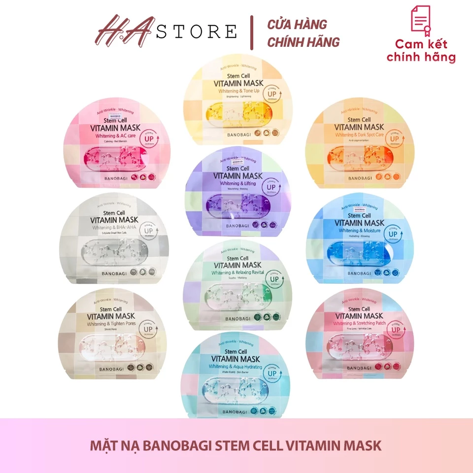 Mặt Nạ Vita Genic BANOBAGI JELLY MASK Mẫu mới 2020