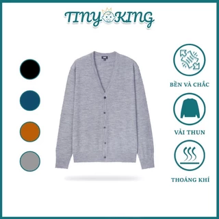 Áo cardigan nam KING len cổ V mỏng kiểu Hàn Quốc (K125)