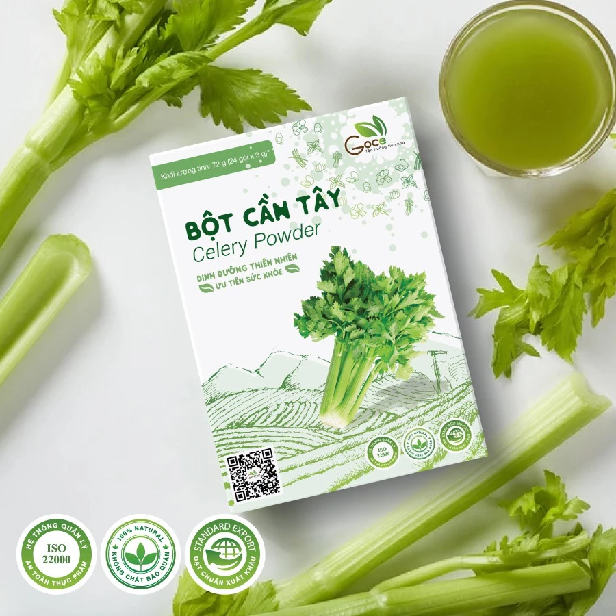 Bột CẦN TÂY Goce nguyên chất – 72g (24 gói x 3g)