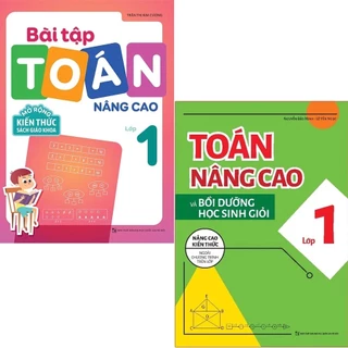 Sách: Combo 2 Cuốn - Toán Nâng Cao Lớp 1