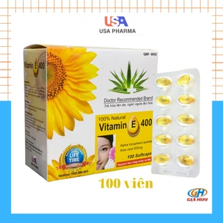 Vitamin E hàm lượng 400 mg- giúp làm đẹp da - bổ sung vtm E 400mg ngăn ngừa lão hóa, tốt cho sinh lý (e hướng dương)