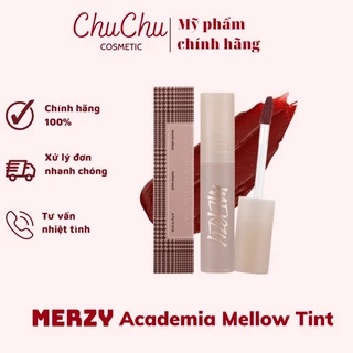 Son Merzy Academia Mellow Tint son Kem Siêu Lì, Lâu Trôi, Lên Màu Chuẩn 4g