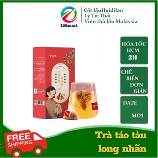 Trà Dưỡng Nhan Long Nhãn Táo Đỏ Kỷ Tử Hoa Hồng