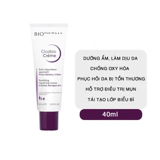 Kem dưỡng phục hồi da Bio Cicabio Cream 40ml - 100ml tím