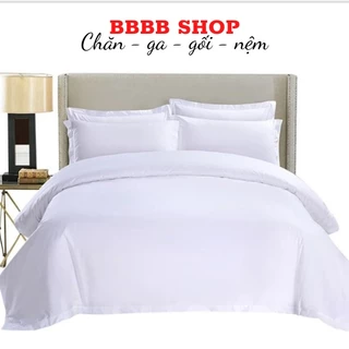 Vỏ Chăn Cotton T300 Khách Sạn Trắng Trơn RIOTEX - Kích Thước 1m8x2m/ 2mx2m2 Mềm Mại Không Xù