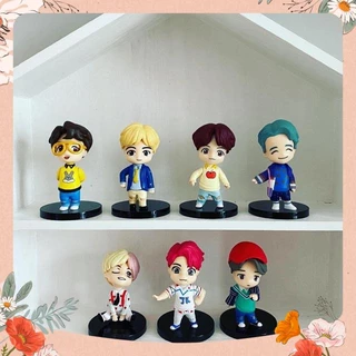 Set mô hình tượng chibi BTS figure unoff set 7 bé