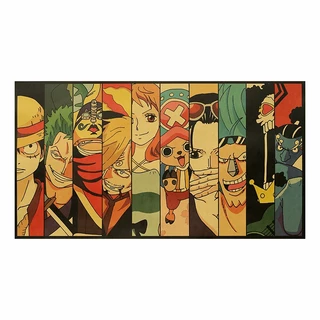 Poster One Piece KA041B 70* 38 Giấy dán tường hình nhân vật siêu đẹp