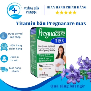 Vitamin bổ sung cho phụ nữ mang thai UK PREGNACARE MAX -Hoàng Yến Pharma