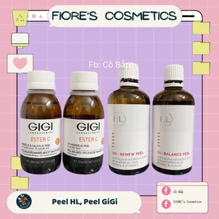 [ Lọ gốc ] Peel Gigi, Peel HL ( giảm dầu, căng bóng, trắng da)20ml