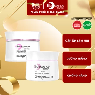 Kem Dưỡng Cấp Ẩm, Làm Sáng Da Ban Ngày Và Đêm Bio-essence Bio White Pro Whitening Day SPF20 PA ++, Night Cream