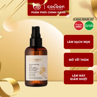 Xịt Giảm Thâm Mụn Lưng, Làm Dịu Da Chiết Xuất Bí Đao Cocoon Winter Melon Dark Spots & Acne Spray For Back 140ml