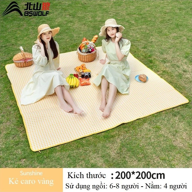 Thảm Cắm Trại Dã Ngoại BSW-CL022 Kích Thước: 200*200cm