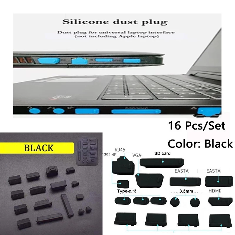 Bộ nút bịt cổng USB, HDMI, TypeC... cho laptop cực tiện dụng, giữ máy tính luôn sạch sẽ