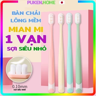 Bàn chải đánh răng 1 VẠN SỢI lông mềm mịn cho răng nhạy cảm MIAN MI, bàn chải lông mềm massage nướu