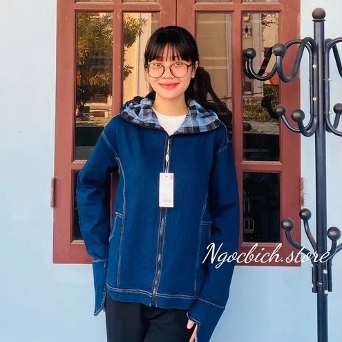 Áo Chống Nắng Nữ Chất Liệu Vải Bò Dày Dặn - Áo Nắng Nữ Ảnh Tự Quay