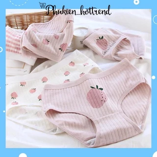 Quần Lót Cotton Co Dãn 4 Chiều Quả Dâu Siêu Xinh CuTe ( Chọn Màu )