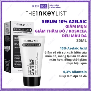 Serum giảm mụn giảm thâm đỏ The Inkey List Redness Relief 10% Azelaic Acid Super Solution [Bill Mỹ] Ref102