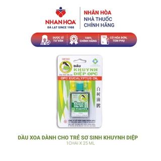 Dầu Xoa Dành Cho Trẻ Sơ Sinh Khuynh Diệp Chai 25 ml