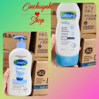 SỮA TẮM/ GỘI/LOTION CETAPHIL GENTLE WASH CHO BÉ TỪ SƠ SINH 230ML CỦA ĐỨC🌸🌸