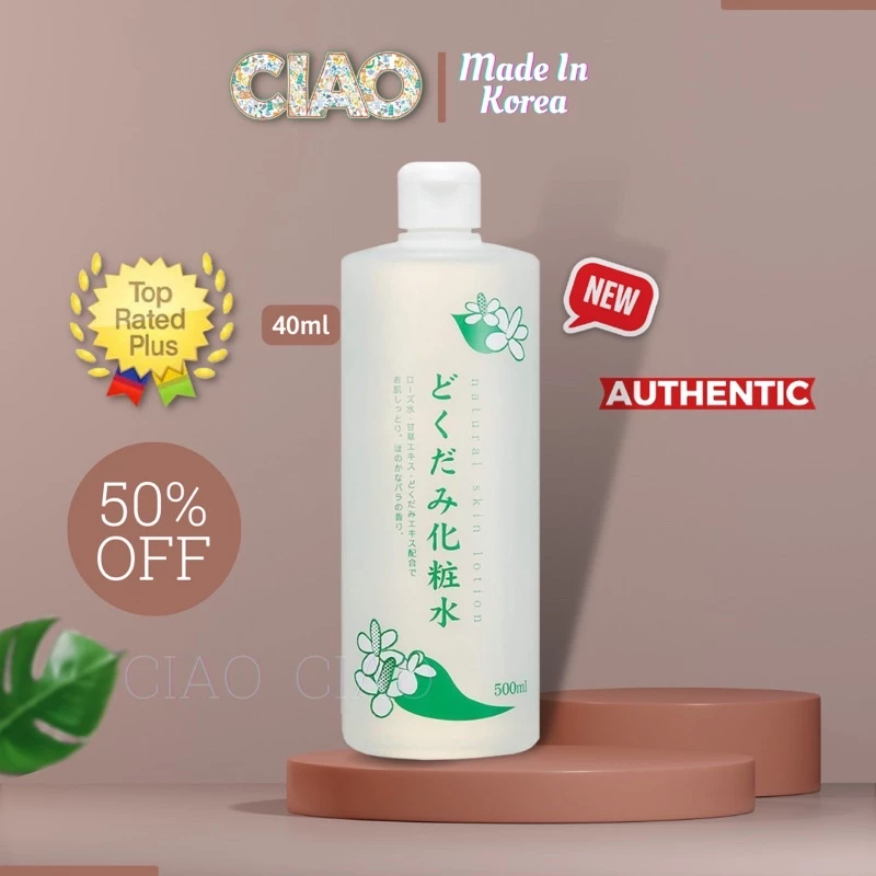 Nước Hoa Hồng Diếp Cá Dokudami Natural Skin Lotion 500ml